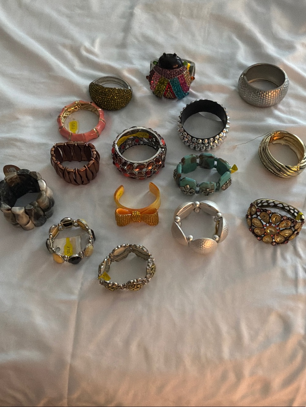 Assorted Women’s Fashion Bangles and Cuffs - Mixed Colors